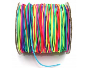 GUMKA KOLOROWA TĘCZOWA 1mm 5 METRÓW MULTIKOLOR