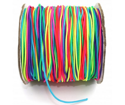GUMKA KOLOROWA TĘCZOWA 1mm 5 METRÓW MULTIKOLOR