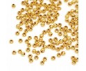 Kule kuleczki dystansowe 3mm kolor złoty 100szt