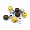 Kuleczki Metalowe Diamentowe 6mm 10szt Mix