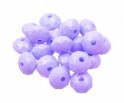 Koraliki Oponki Szlifowane Dyski 8mm 20szt Fiolet