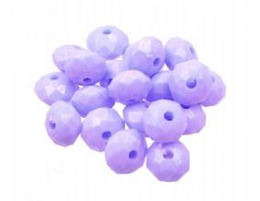 Koraliki Oponki Szlifowane Dyski 8mm 20szt Fiolet