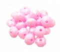 Koraliki Oponki Szlifowane Dyski 8mm 20szt Róż Jas