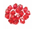 Koraliki Szlifowane Diamenciki 8mm 100szt Czerwone