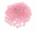 Koraliki Szlifowane Diamenciki 8mm 100szt Róż Jas