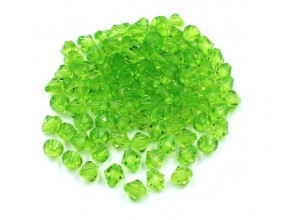 Koraliki Szlifowane Diamenciki 8mm 100szt Zielone