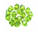 Koraliki Szlifowane Diamenciki 8mm 100szt Zielone
