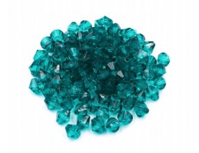 Koraliki Szlifowane Diamenciki 8mm 100szt Seledyn