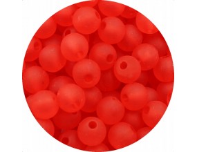 Koraliki Mrożone Matowe AKRYLOWE Kule Kulki 8mm do Biżuterii 50szt