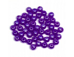 KORALIKI PEREŁKI 6mm 80szt PERŁY ŚLUB AKRYL C. FIO