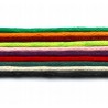 SZNUREK JUBILERSKI DO BIŻUTERII BAWEŁNIANY WOSKOWANY 1,5mm MIX 10 x 1m