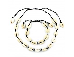 NASZYJNIK CHOKER BRANSOLETKA MUSZELKI MUSZLE SHELL