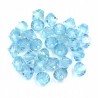 Koraliki Szlifowane Diamenciki 6mm 200szt Błękitne