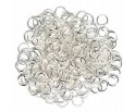 METALOWE OGNIWA OGNIWKA KÓŁECZKA 5MM 200szt KOLOR SREBRNY