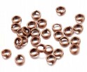 Ogniwka Kółeczka Podwójne Sprężynki 4mm Rude 100sz