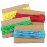 Sznurek Jubilerski Bawełniany Woskowany 1mm 4x10m Mix Podstawowych Kolorów