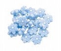 Koraliki KWIATKI Pastelowe Akrylowe 20szt Niebies.