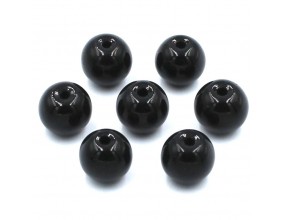 Koraliki perły szklane perła 8mm czarny 20szt