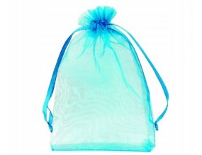 Organza woreczek z ogranzy 14x9 1szt Niebieski