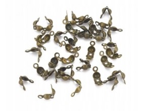 Łapaczki do biżuterii żeńskie do linki 7,5mm 20szt Złote Ant.