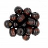 Koraliki Drewniane Naturalne Kule 8mm 20szt Brąz