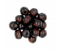 Koraliki Drewniane Naturalne Kule 8mm 20szt Brąz