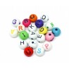 Koraliki Literki Litery Kule 8mm Alfabet Mix 20szt