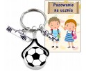 BRELOK IMIE PREZENT NA PASOWANIE NA UCZNIA ŚLUBOWANIE PAMIĄTKA UCZEŃ