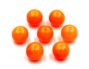 Koraliki szklane Jadeitowe 8mm pomarańczowy 20szt