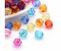 Koraliki Akryl Szlifowane Fasetowane 10mm Mix 20sz