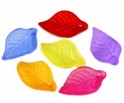 Koraliki listki akrylowe 18x13mm mix kolorów 10szt
