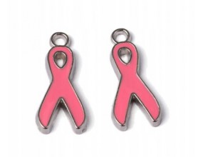 Zawieszka emaliowana CHARMS WSTĄŻKA 19x8mm 1szt
