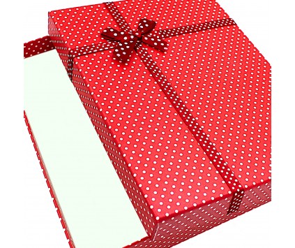Pudełko Prezentowe Ozdobne do Biżuterii z Kokardką
