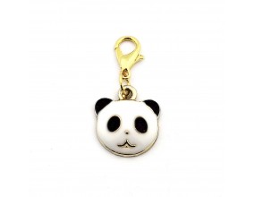 Zawieszka do bransoletek charms panda emalia