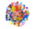 Koraliki Kulki Kuleczki Akrylowe 6mm 100szt Mix