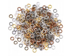 Ogniwa Ogniwka Kółeczka do Biżuterii 4mm 250sz Mix