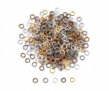 Ogniwa Ogniwka Kółeczka do Biżuterii 4mm 250sz Mix