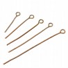 Szpilki Haczyki do Biżuterii MIX 10g 80szt 2-5cm MIEDZIANY
