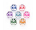 Koraliki Uśmiechy Emotki Duże 10x5mm 10szt Mix