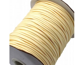SZNUREK JUBILERSKI POWLEKANY SNAKE 2mm 2m ECRU