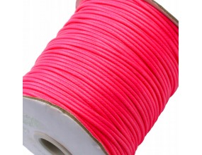 SZNUREK JUBILERSKI POWLEKANY SNAKE 2mm 2m RÓŻ NEON