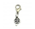Zawieszka do bransoletek charms dziewczynka metal