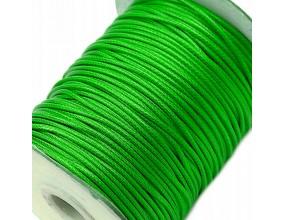 SZNUREK JUBILERSKI POWLEKANY SNAKE 2mm 2m ZIELONY
