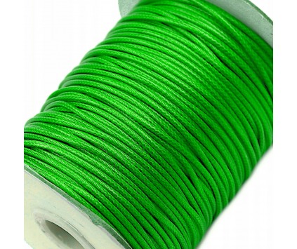 SZNUREK JUBILERSKI POWLEKANY SNAKE 2mm 2m ZIELONY