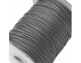 SZNUREK JUBILERSKI POWLEKANY SNAKE 2mm 2m GRAFIT