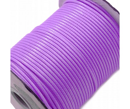 SZNUREK JUBILERSKI POWLEKANY SNAKE 2mm 2m FIOLET