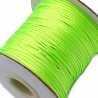 SZNUREK TOPLIWY BŁYSK 1mm 5 METRÓW ZIELONY NEON