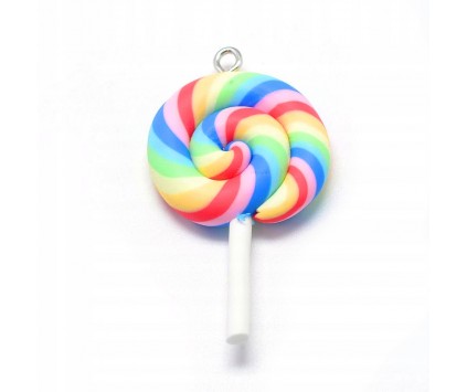 Zawieszka LIZAK Lollipop Modelina 48x28mm 1szt