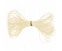 B084 SZNUREK nylonowy topliwy ECRU ~0,4mm 5m