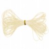 B084 SZNUREK nylonowy topliwy ECRU ~0,4mm 5m